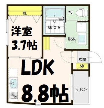sucre fer 間取り図