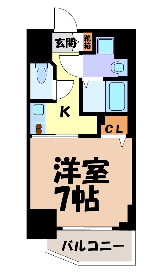 S-RESIDENCE平安通 間取り図