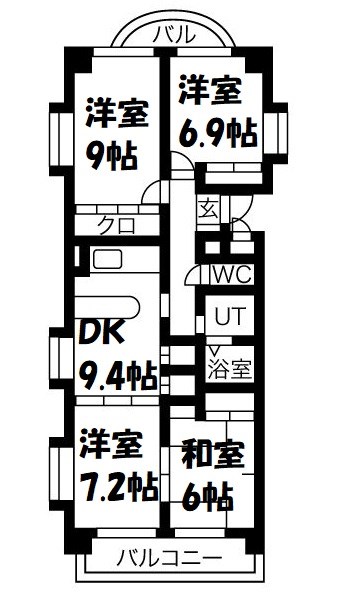 ジュノス 間取り図