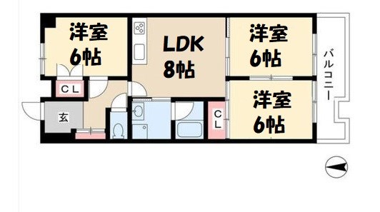 ラ・メゾン伊藤 間取り図