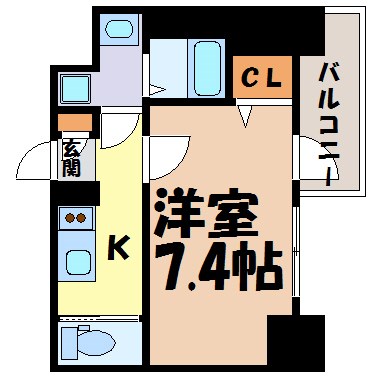 エスリード新栄デュオ 間取り図