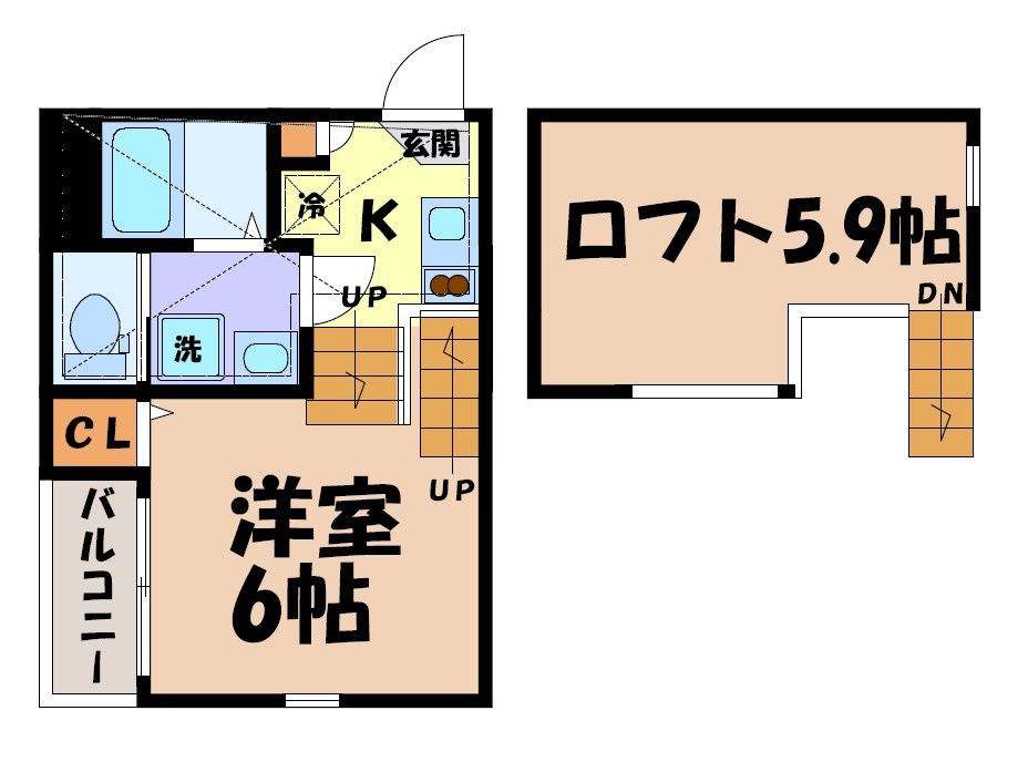 ハーモニーテラス志賀町Ⅴ 間取り図