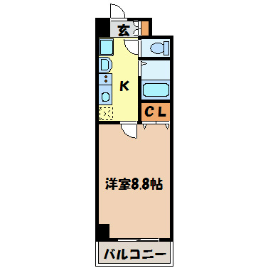パルティール覚王山 間取り図