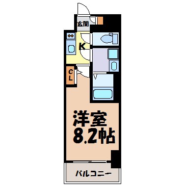 エスリード新栄プライム 間取り図