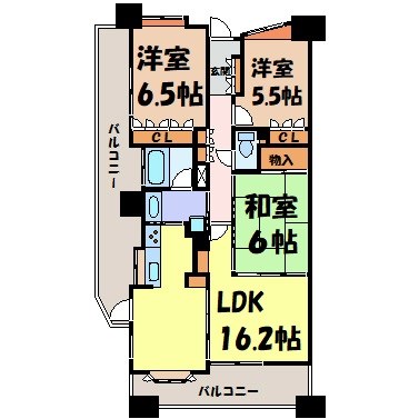 グランカーサ上前津 間取り図