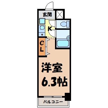 ミスターワシントンビル 間取り図