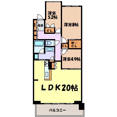 プライムメゾン富士見台 間取り図