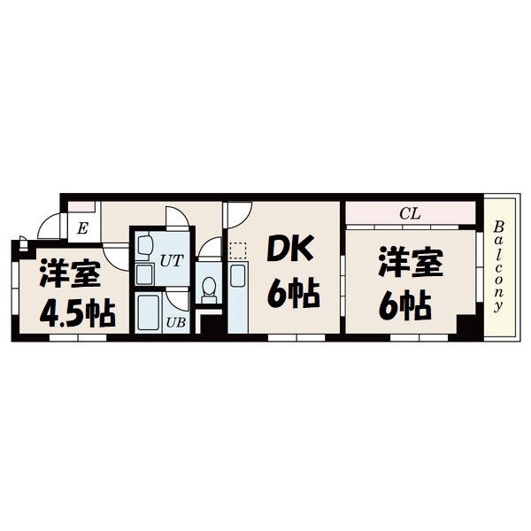 エステイタス　Ｎ１ 間取り図