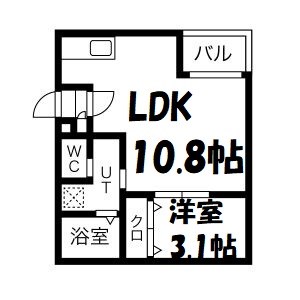 Warren shimokomenoⅡ 間取り図