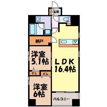 ポルタニグラ千代田 間取り図