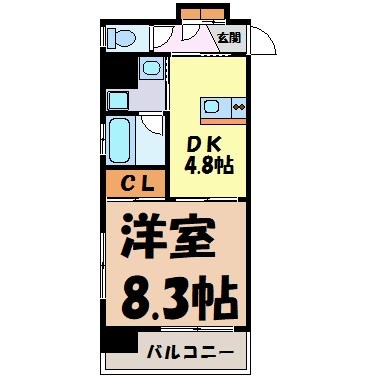 グランエターナ名古屋鶴舞 間取り図