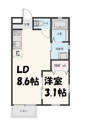 LeGioieささしまライブ駅 間取り図