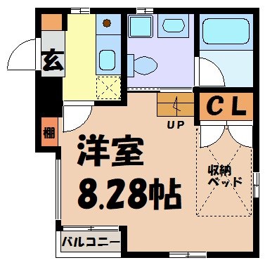 リンデンバウムＪ５Ｂ棟 間取り図