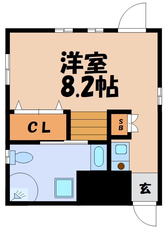ソリッド名駅 間取り図
