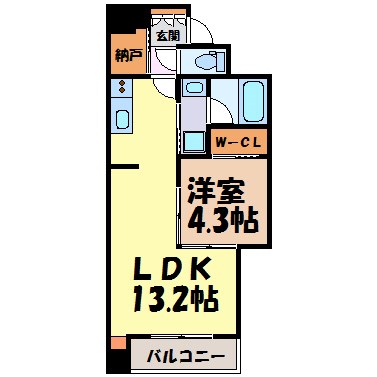 ポルタニグラ千代田 間取り図