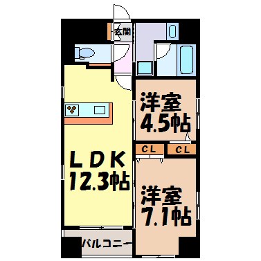 ポルタニグラ千代田 間取り図