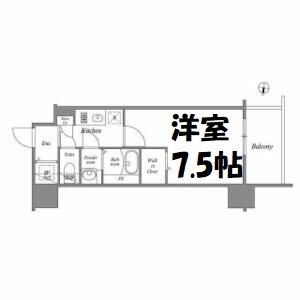 エスリード新栄マルス 間取り図