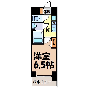 プレサンス鶴舞ファースト 間取り図