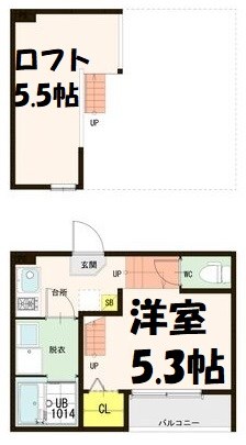 ハーモニーテラス神前Ⅱ 間取り