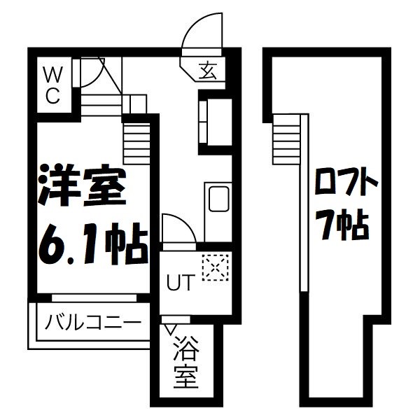 Luce花目 間取り図