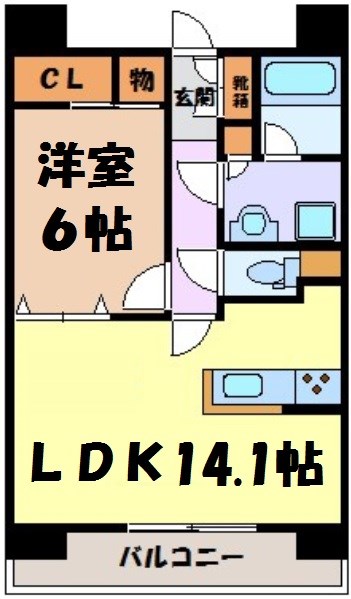 上前津ライズ 間取り