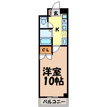カーサ新栄 間取り図