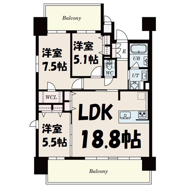 S-RESIDENCE本郷Ⅱ 間取り図