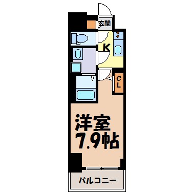 エスプレイス上前津レガシー 間取り図