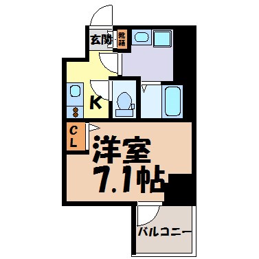 エスプレイス上前津レガシー 間取り図