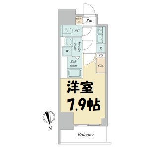 エスプレイス上前津レガシー 間取り図