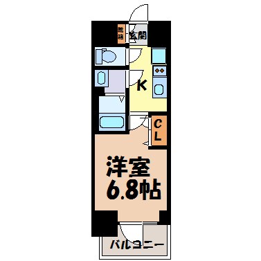 プレサンス名古屋幅下ファビュラス 間取り図