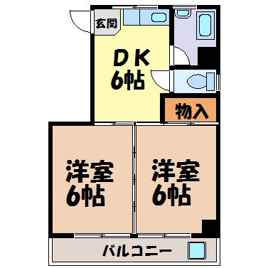 第２加納マンション 間取り図