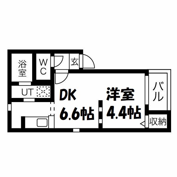 グランコンフォール米野Ⅲ 間取り図