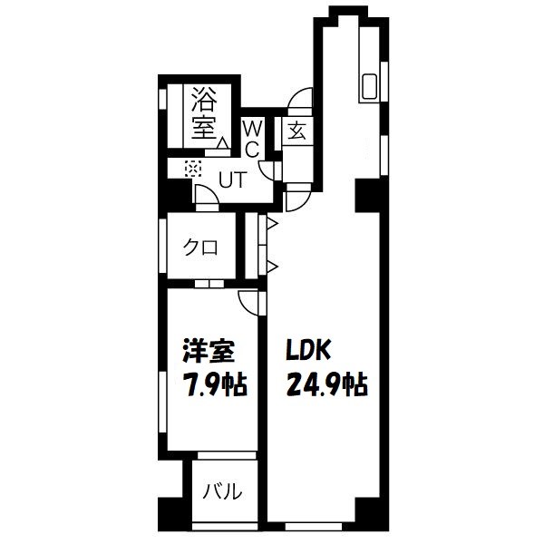 サンシャイン錦 間取り図