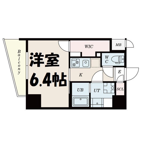 S-RESIDENCE浅間町 間取り図