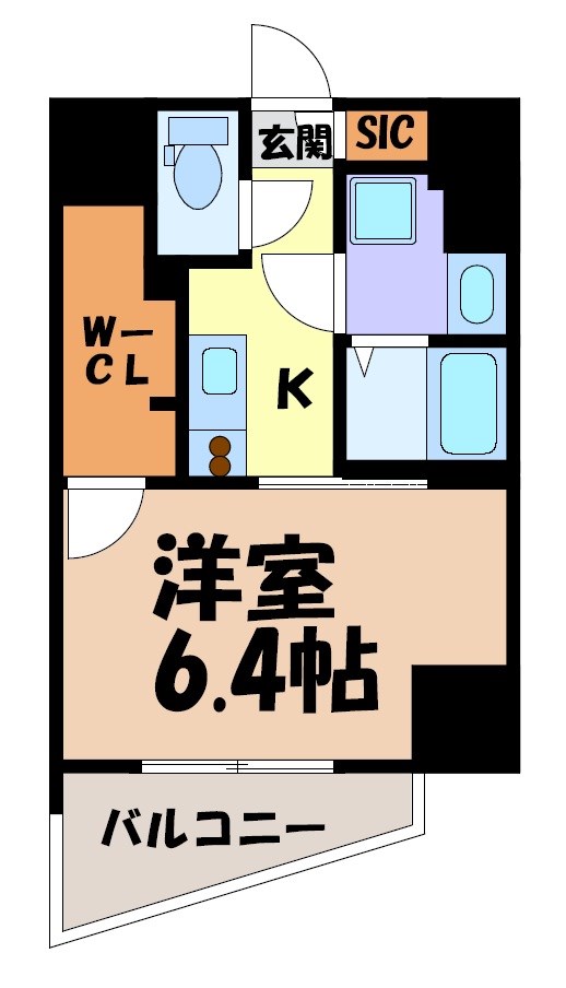 S-RESIDENCE浅間町 間取り