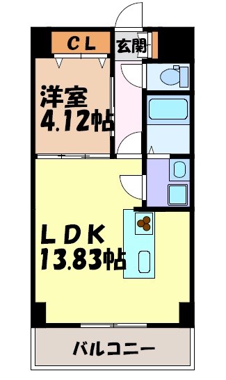 GRANDUKE千代田regaria 間取り図