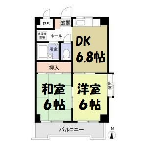 カーサ永 間取り図
