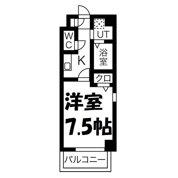 エスポワール亀島 間取り図