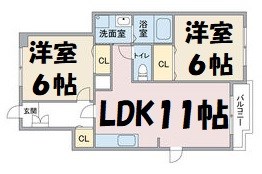 サンフォレスタⅠ 間取り図