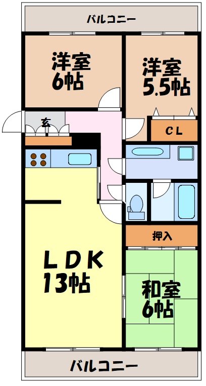 グランドメゾン本山 間取り図