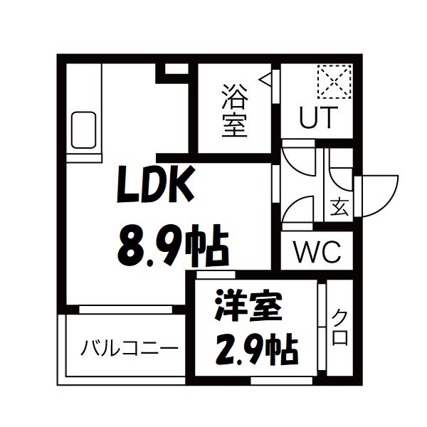 REGALEST名城公園 間取り図