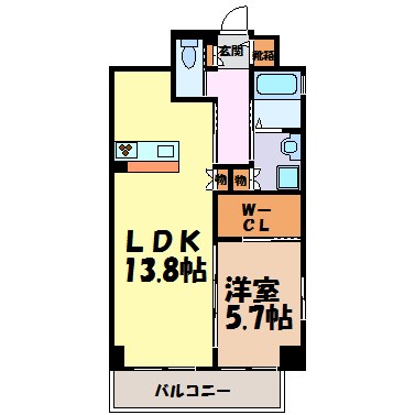 コートアクシスｙｏｉｎｎ　 間取り図