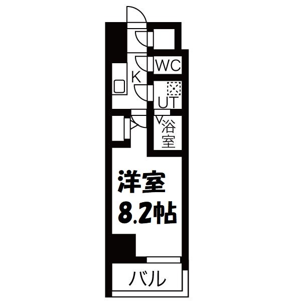 エスリード金山プルミエ 間取り図