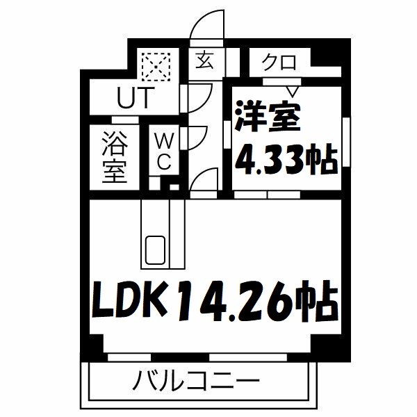 ウルフィエスタ徳川 間取り図