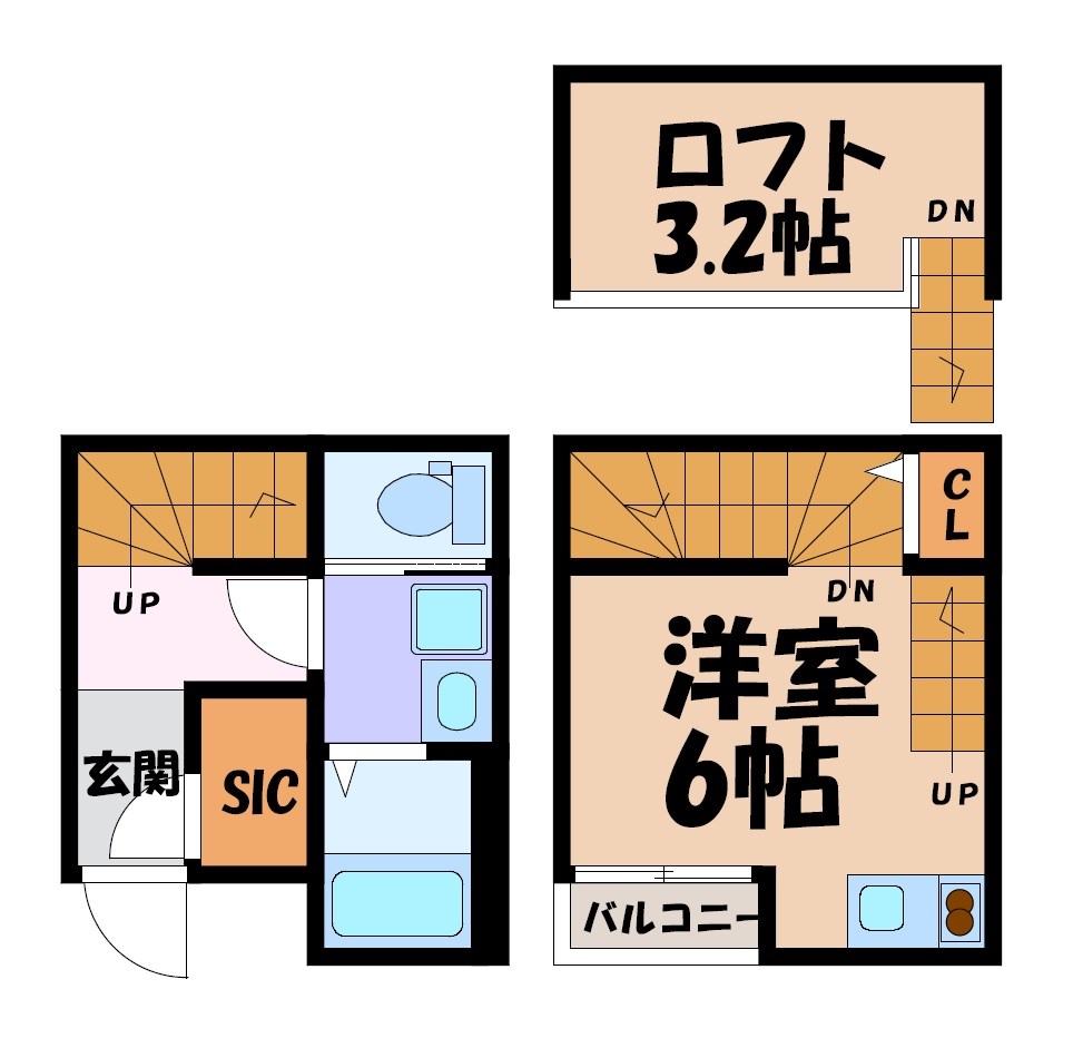 Residence Kamimaezu 間取り図
