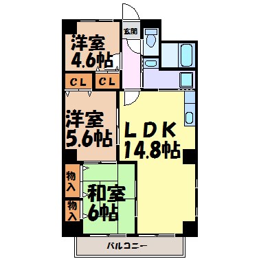 メゾンマイリバー 間取り図