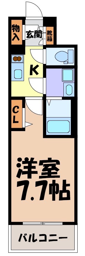 エスリード葵桜通り 間取り図