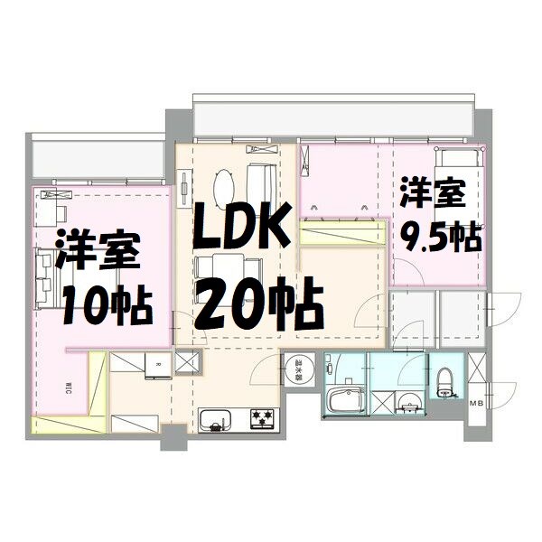 ハイツサンライズ 間取り