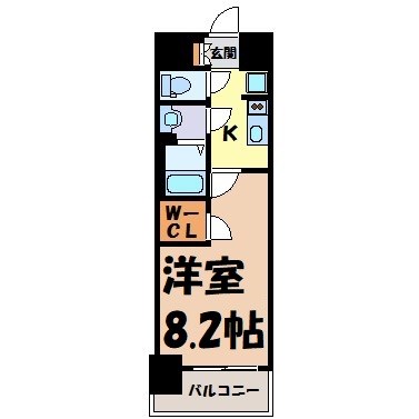 プレサンスNAGOYAファスト 間取り図